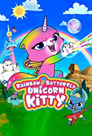 Rainbow Butterfly Unicorn Kitty 2019 masque