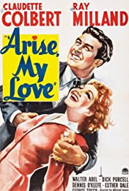 Arise, My Love 1940 copertina
