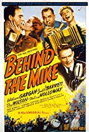 Behind the Mike 1937 poster