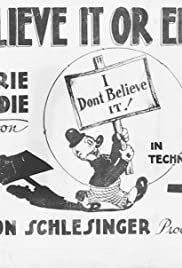 Believe It or Else 1939 copertina