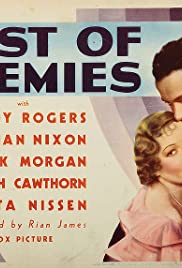 Best of Enemies 1933 poster