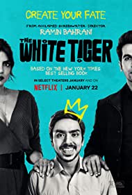 The White Tiger (2021) cover