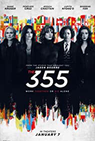 The 355 2022 poster