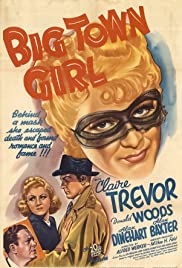 Big Town Girl 1937 capa