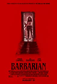 Barbarian 2022 poster