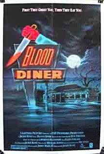 Blood Diner 1987 copertina