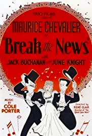 Break the News 1938 poster