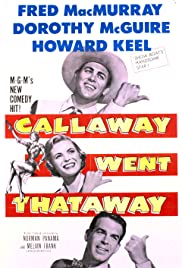 Callaway Went Thataway (1951) cover