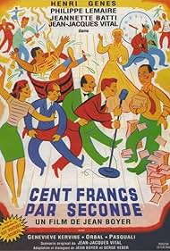 Cent francs par seconde 1952 poster
