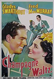 Champagne Waltz 1937 poster