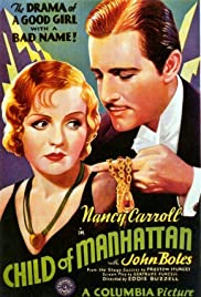 Child of Manhattan 1933 copertina