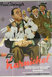 Die fünf Karnickel 1953 poster