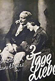 Drei Tage Liebe 1931 copertina