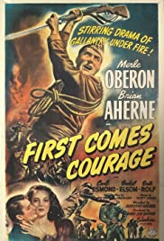 First Comes Courage 1943 copertina
