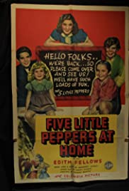 Five Little Peppers at Home 1940 capa