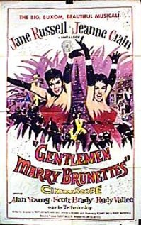 Gentlemen Marry Brunettes 1955 poster