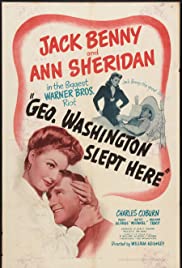George Washington Slept Here 1942 copertina