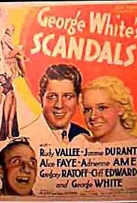 George White's Scandals 1934 copertina