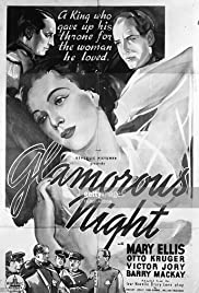Glamorous Night 1937 poster