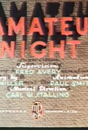 Hamateur Night 1939 poster
