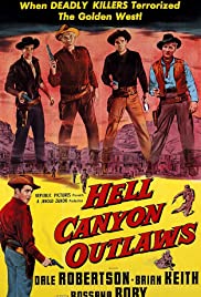 Hell Canyon Outlaws 1957 poster