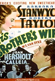 His Brother's Wife 1936 copertina