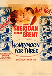 Honeymoon for Three 1941 capa