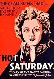 Hot Saturday 1932 poster