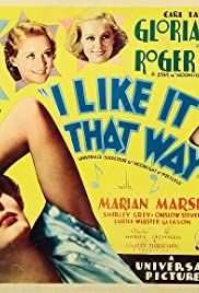 I Like It That Way (1934) cover