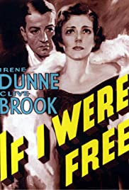 If I Were Free 1933 poster