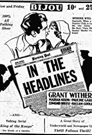 In the Headlines 1929 poster