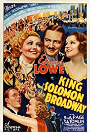 King Solomon of Broadway 1935 copertina
