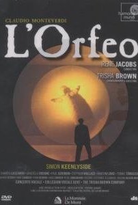 L'orfeo, favola in musica 1998 copertina