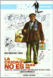 La ciudad no es para mí 1966 poster