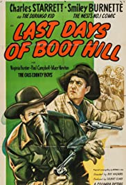 Last Days of Boot Hill 1947 охватывать