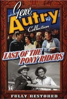 Last of the Pony Riders 1953 copertina