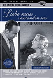 Liebe muss verstanden sein (1933) cover