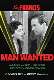 Man Wanted (1932) cover