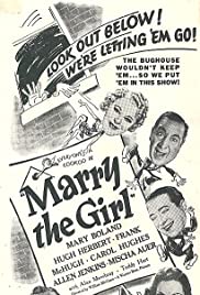 Marry the Girl 1937 masque