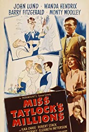 Miss Tatlock's Millions 1948 capa
