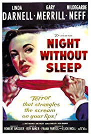 Night Without Sleep 1952 poster
