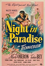 Night in Paradise 1946 copertina