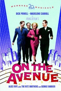 On the Avenue 1937 poster