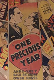 One Precious Year (1933) cover