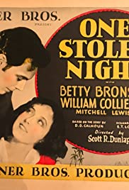 One Stolen Night 1929 poster