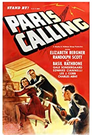 Paris Calling 1941 poster
