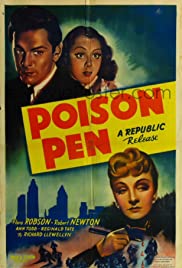 Poison Pen 1939 poster