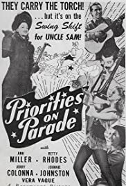 Priorities on Parade 1942 poster