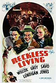 Reckless Living 1938 copertina