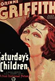 Saturday's Children 1929 capa